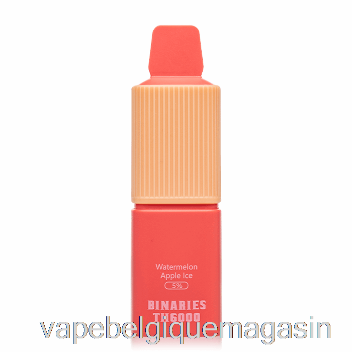 Vape Jetable Horizon Binaires Th6000 Pastèque Pomme Glace Jetable